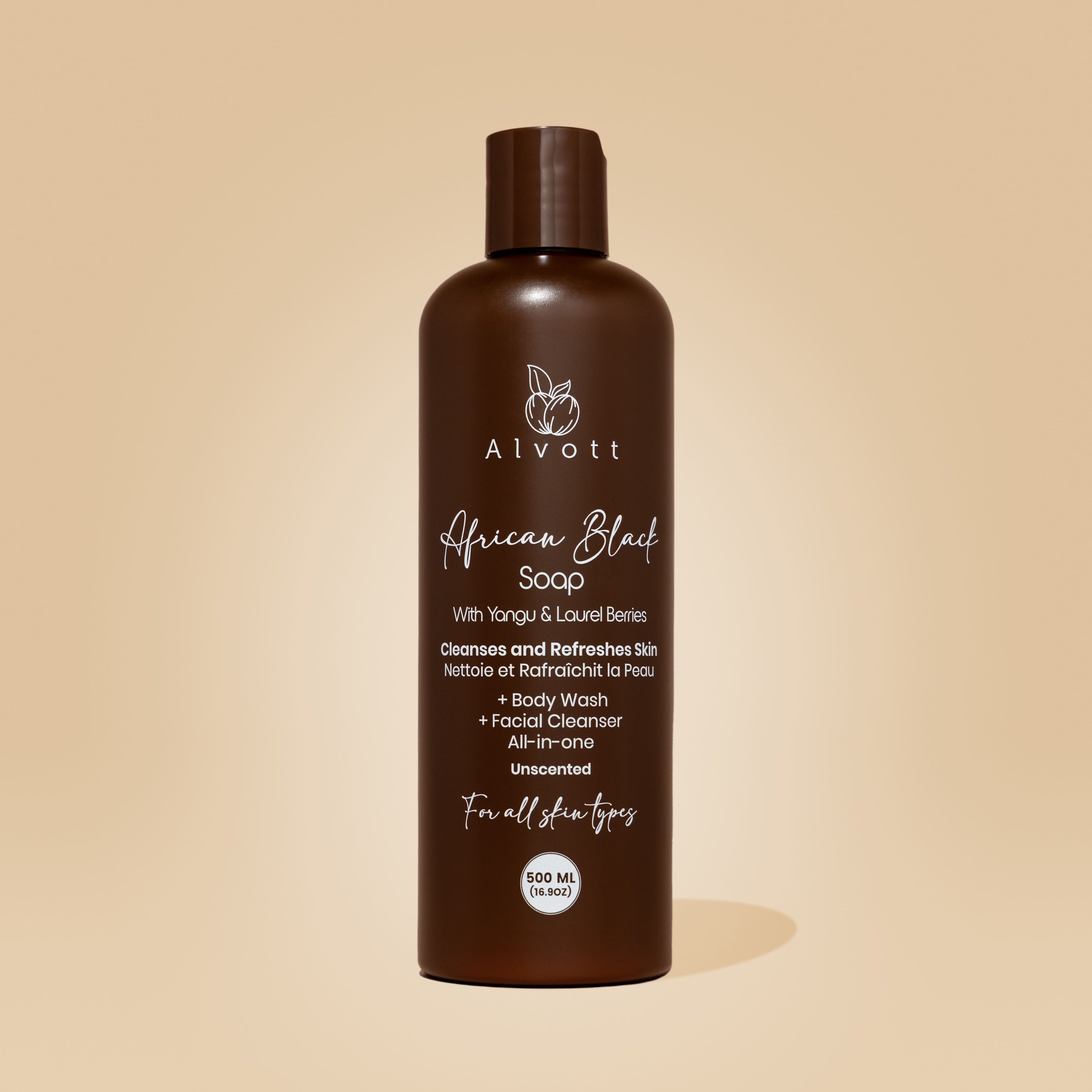 Black Soap with Yangu and Laurel Berries (unscented)