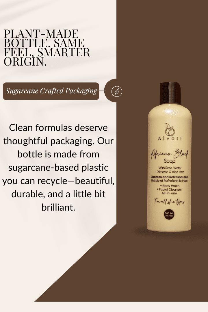 Black Soap With Rose Water+ Ximenia & Aloe Vera